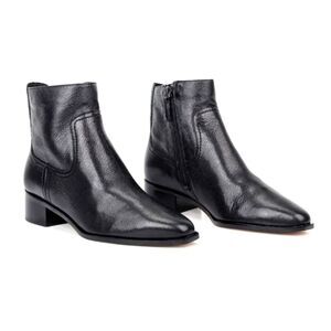 Cole Haan Naia Booties – Black Leather – Size 7 B – New Without Box